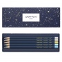 Crayons CARAN D'ACHE Cosmic Blue, in the box, 10 pcs, mix of metallic colors