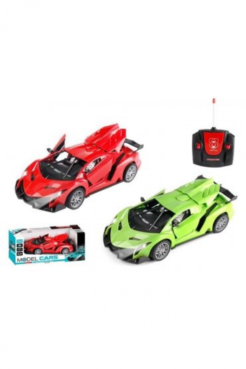 Auto R/C 1:18 24x10x6cm 2 kol światło window 7775, Pojazdy, Zabawki