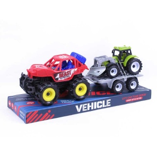 JEEP Z TRAKTOREM BA8118, Pojazdy, Zabawki