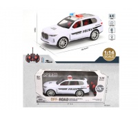 POLICJA SUV NA RADIO Z ŁADOWARKĄ BAR8322, Pojazdy, Zabawki