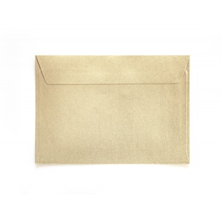 KOPERTA OZD.C5 120gr.PEARL ZŁOTY P /10/, Koperty kolorowe i ozdobne, Koperty i akcesoria do wysyłek