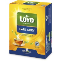 Herbata LOYD Earl Grey, dwukomorowa, 100 torebek, Herbaty, Artykuły spożywcze