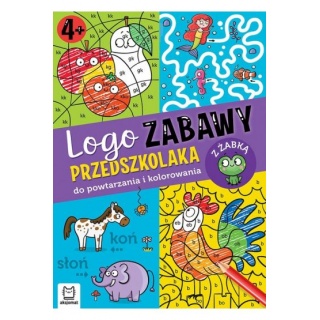 Logo zabawy przedszkolaka. Do powtarzania i koloro, Edukacyjne, Książeczki