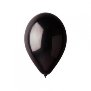 BALONY G110 PASTEL 12" "CZARNY" /100/, Balony, Art. na okazje i przyjęcia