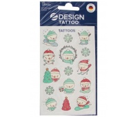 TATUAŻ CHRISTMAS BAŁWANKI, Naklejki, Art. kreatywne