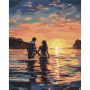 Paint by numbers BRUSHME, 40x50 cm, lovers at dawn, 1 pc, in a box