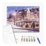 Paint by numbers BRUSHME, 40x50 cm, fairy tale of winter Amsterdam, 1 pc, in a box