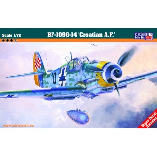 MODEL BF-109G-14 CROATIAN AF, Modelarstwo, Zabawki