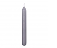 Straight dinner candle DONAU HOME, 20x170 mm, 10 pcs, graphite