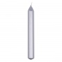 Straight dinner candle DONAU HOME, lacquered, 20x170 mm, 10 pcs, silver