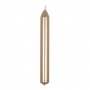 Straight dinner candle DONAU HOME, lacquered, 20x170 mm, 10 pcs, gold