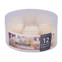 Floating pastille candle DONAU HOME, 48x28 mm, 12 pcs, cream