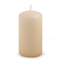 Pillar candle DONAU HOME, 70x130 mm, cream