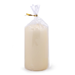 Świeca słupek DONAU HOME, 70x130 mm, kremowa, Świece, Wyposażenie biura