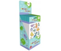 NAKLEJKI 3D PUFFY BOX 2-KIDS 50szt.10x20cm.H.COLOR, Naklejki, Art. kreatywne