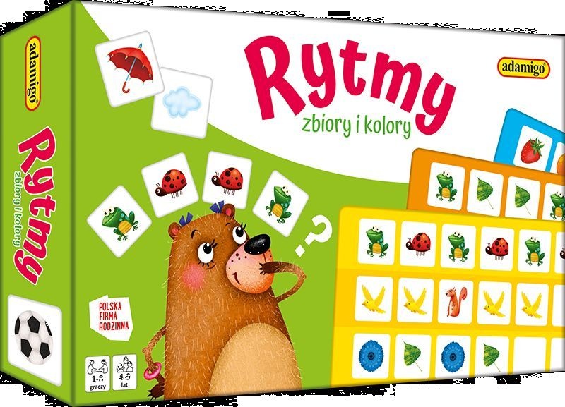 RYTMY ZBIORY I KOLORY ZESTAW EDUKACYJNY !!, Edukacyjne, Gry