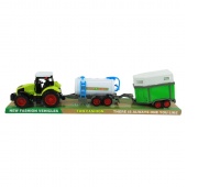 TRAKTOR Z PRZYCZEPAMI POD KLOSZEM 6281