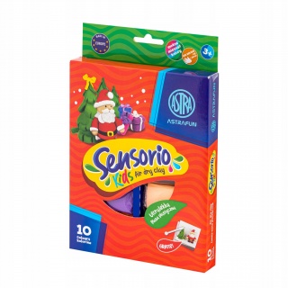 LEKKA MASA PLAST.SENS.KIDS 10kol.MIKOŁ.,BAŁW.,ELF, Masy plastyczne i glinki, Plastyka