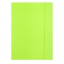 Teczka z gumką OFFICE PRODUCTS, Fluo soft touch, karton/lakier, A4, 320gsm, 3-skrz., mix kolorów, Teczki płaskie, Archiwizacja dokumentów