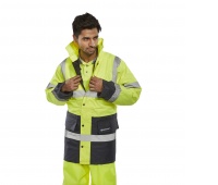 Warning jacket BEESWIFT S-Traffic, size 5XL, yellow/black