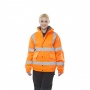 Warning jacket BEESWIFT Bomber, size L, orange