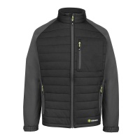 Padded jacket BEESWIFT Flex, size M, black/grey