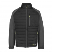 Padded jacket BEESWIFT Flex, size 3XL, black/grey