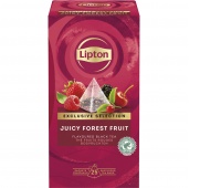 Tea LIPTON, pyramids, Exclusive Selection, forest fruits, 25 envelopes