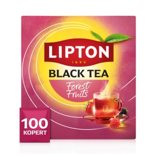Herbata LIPTON Feel Good Selection, Refresh, owoce leśne, 100 kopert