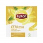 Herbata LIPTON Refresh, lemon, 100 kopert, Herbaty, Artykuły spożywcze