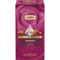 Tea LIPTON, pyramids, Exclusive Selection, wild rose, 25 envelopes