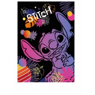 ZESZYT A5 32K.LINIA (m) WZÓR 1 STITCH DISNEY, Zeszyty, Zeszyty i bloki