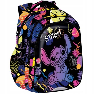 PLECAK MŁODZIEŻOWY JERRY 15" STITCH DISNEY BLACK, Plecaki, Tekstylia