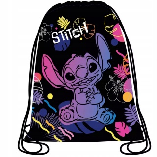 WOREK NA BUTY BETA STITCH DISNEY BLACK, Worki, Tekstylia