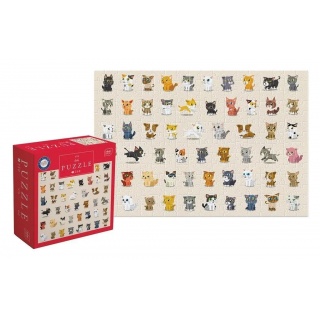 Puzzle 250 Kids 8 Cats, 260 elementów, Puzzle