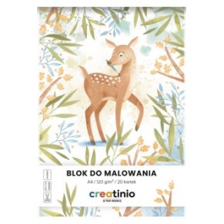 BLOK DO MALOWANIA CREATINIO A4 120g 20ark, Bloki, Zeszyty i bloki