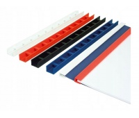 Listwy zatrzaskowe Greenbinder 5 mm biały 50 szt., Akcesoria do laminacji i bindowania, Prezentacja
