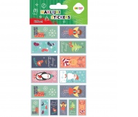 NAKLEJKI EFFECT-XMAS STAMP 10x20cm.H.COLOR