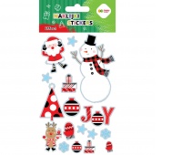 NAKLEJKI EFFECT-XMAS JOY TAG 10x20cm.H.COLOR