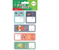 NAKLEJKI EFFECT-XMAS STAMP TAG 10x20cm.H.COLOR