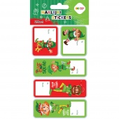 NAKLEJKI EFFECT-XMAS ELFS TAG 10x20cm.H.COLOR