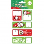 NAKLEJKI EFFECT-XMAS GNOME TAG 10x20cm.H.COLOR
