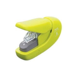 PLUS STAPLE-FREE SL106-AB Zszywacz zielony 5 karte, Zszywacze, Galanteria biurowa