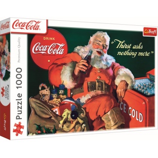 PUZZLE 1000 XMAS COCA-COLA PREZENTY OD MIKOŁAJA!!, 1000 elementów, Puzzle