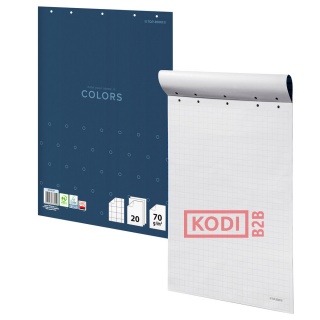 BLOK DO FLIPCHARTU TOP COLORS 64x90cm.20k.KRATKA, Flipcharty, Prezentacja