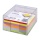 Przybornik na biurko OFFICE PRODUCTS, z kolorowymi karteczkami, plastikowy, transparentny