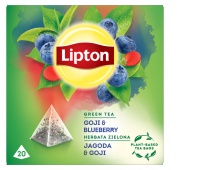 Tea LIPTON, pyramids, green, berry and goya, 20 bags