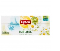 Tea LIPTON herbal, chamomile with lemongrass, 20 bags