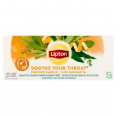 Tea LIPTON herbal, soothe your throat, 20 bags