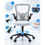 Fotel biurowy OFFICE PRODUCTS Chios, szary, Krzesła i fotele, Wyposażenie biura